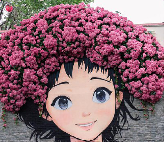 樟树墙体彩绘-网红墙打卡