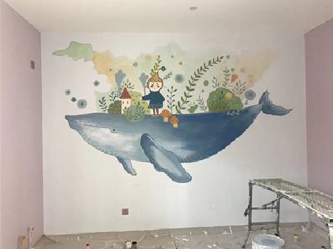 樟树手绘墙的特点及优势。